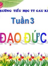 Bài giảng Đạo đức 4 - Bài 2 Vượt khó trong học tập